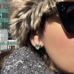 Brinco Trillion Acqua pino em ouro 10k - comprar online