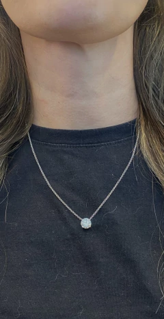 Colar Solitário Fixo 2.0 cts na internet