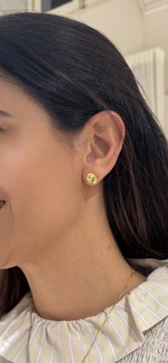 Brincos Safira Amarela Oval 3.48 cts na internet