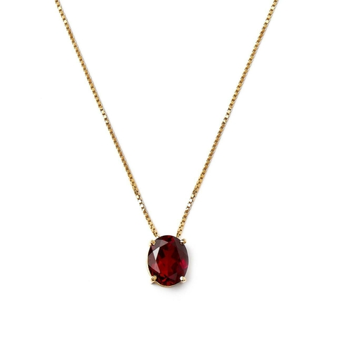 Colar Rubi Oval 3.48 ct - comprar online