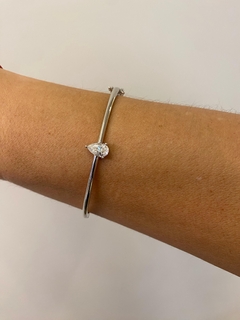 Bracelete Gota Moissanita 1.0cts na internet