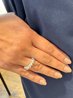 Anel Eternity Navette - comprar online