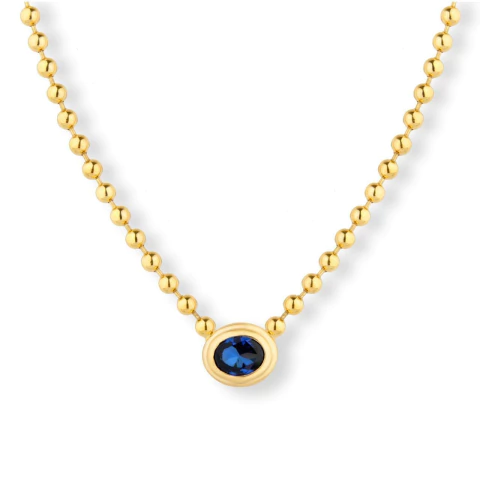 Colar Bolas Oval - comprar online