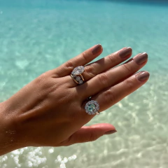 Anel Ovale Pave - comprar online