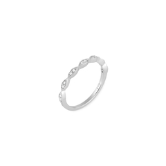 Anel Half Eternity Artdeco