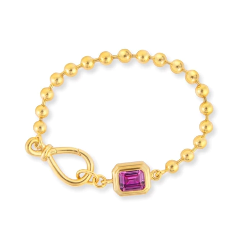 Pulseira Bolas Safira Pink - comprar online