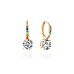 Argola Safira 1.0 cts