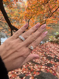 Anel Pear Wave 3.0 cts na internet