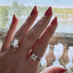 Anel Solitario Princess Cut 2.0 cts - comprar online