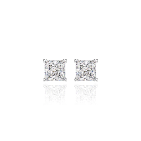 Brinco Princess Cut 2.0 ct cada