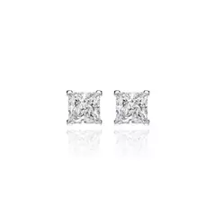 Brinco Princess Cut 0.5 Cts Cada - comprar online