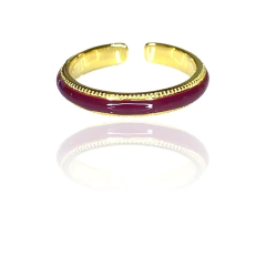 Anel Esmaltado Simple Band - VEEFE