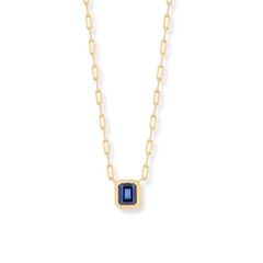 Colar Chain Safira Cornflower na internet
