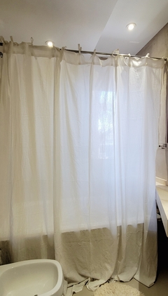 cortina de baño Jazmin Blanca - comprar online