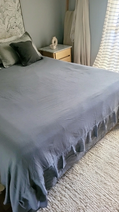 cubrecama Elda Gris - comprar online