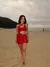 Vestido Paetê Lana Vermelho na internet