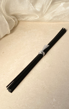 Varillas de Fibra Negras x 12