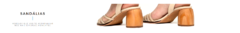 Banner da categoria Sandálias