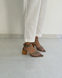 SANDÁLIA AGDA CINZA - loja online