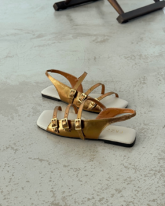 FLAT AMALFI BRONZE
