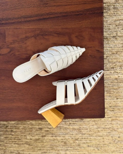 MULE TELMA OFF WHITE - loja online