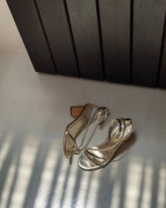 SANDÁLIA ALBA OURO - comprar online