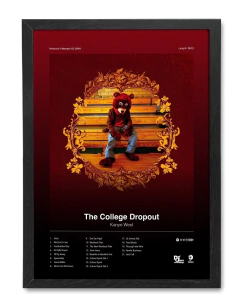 Quadro - Kanye West (The College Dropout) - comprar online