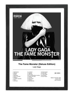 Quadro - Lady Gaga (The Fame Monster) - Sforza Quadros