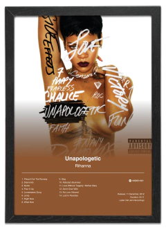 Quadro - Rihanna (Unapologetic) - comprar online