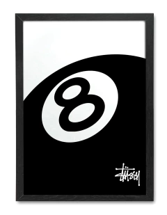 Quadro - Stussy (8 Ball)