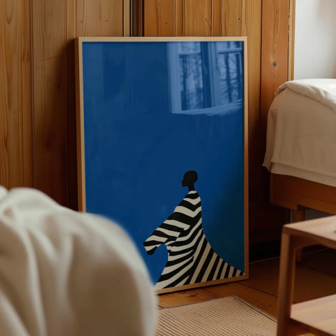 Black Woman - Azul Eléctrico - comprar online