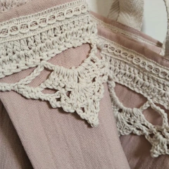 Tote Bag con Guarda de Crochet en internet