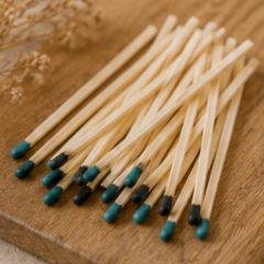 Fosforos Negro&Verde 10 cm - Almacén de Cosillas