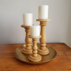 Candelabros de Madera - comprar online