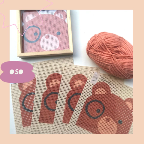 Kits para iniciar - bordado en tapiz - Ermita Crea -Kits de Bordado y Punch Needle para Principiantes