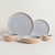 Set Platos Playo Korba x 2 - Gris Claro en internet