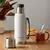 Termo de acero Sakura Classic 1Lt. - Blanco