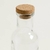 Botella Vidrio Rayas H tapa Corcho 1 Lt. - Chichimamerry Home