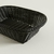 Canasta Rectangular Negra 30cm. en internet