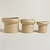 Set x 3 Canastos Curvo Jialing Natural - comprar online