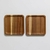 Set x 2 Bandejitas de Acacia Cuadradas 15cm. en internet