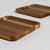 Set x 2 Bandejitas de Acacia Cuadradas 15cm. - Chichimamerry Home