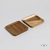 Set x 2 Bandejitas de Acacia Cuadradas 12cm. - comprar online