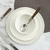Set Platos playos Porcelana Line x 2 - Black