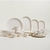 Set Platos Playos x 2 Efeso Cream - Chichimamerry Home