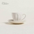 Set plato + taza Efeso Cream 165ml.