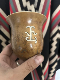 MATE CON MARCA DE HACIENDA - Costura criolla