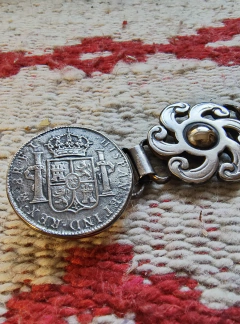 YUNTA PLUMON CON MONEDAS ESPAÑOLAS - comprar online