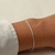 Pulseira de Prata Catena Fina na internet