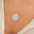 Colar de Prata Medalha Be Brave - comprar online